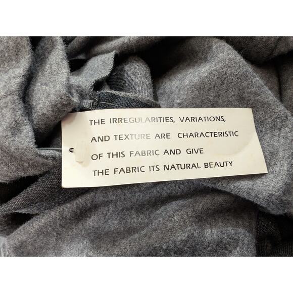 Vintage 90s Top Skirt Set Long Sleeve Midi Gray Women's Size 18 New Deadstock - Picture 12 of 12